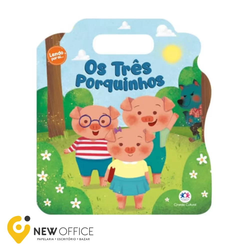 LIVRO C/ALÇA - OS TRES PORQUINHOS - CIRANDA CULTURAL