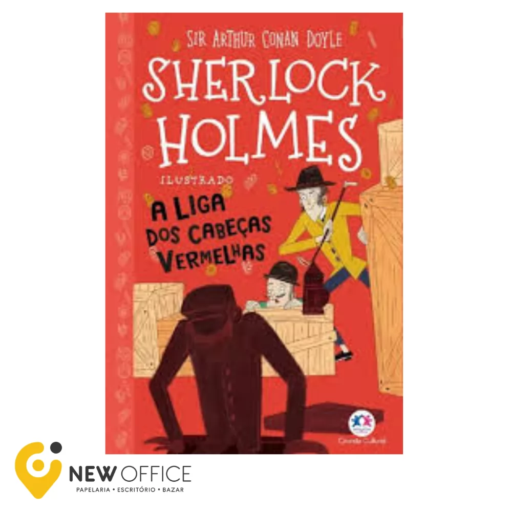 LIVRO - SHERLOCK HOLMES ILUSTRADO - A LIGA DOS CABECAS VERMELHAS - CIRANDA CULTURAL