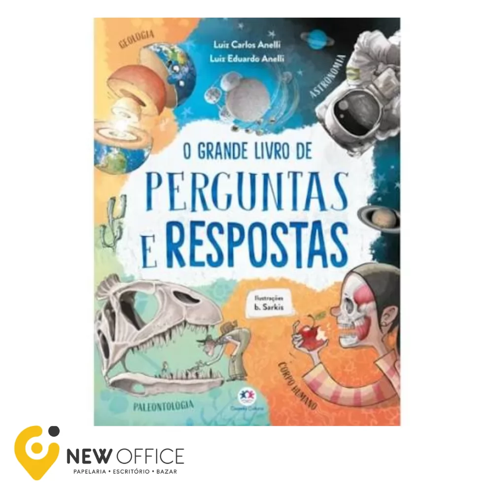 LIVRO - O GRANDE LIVRO DE PERGUNTAS E RESPOSTAS - CIRANDA CULTURAL