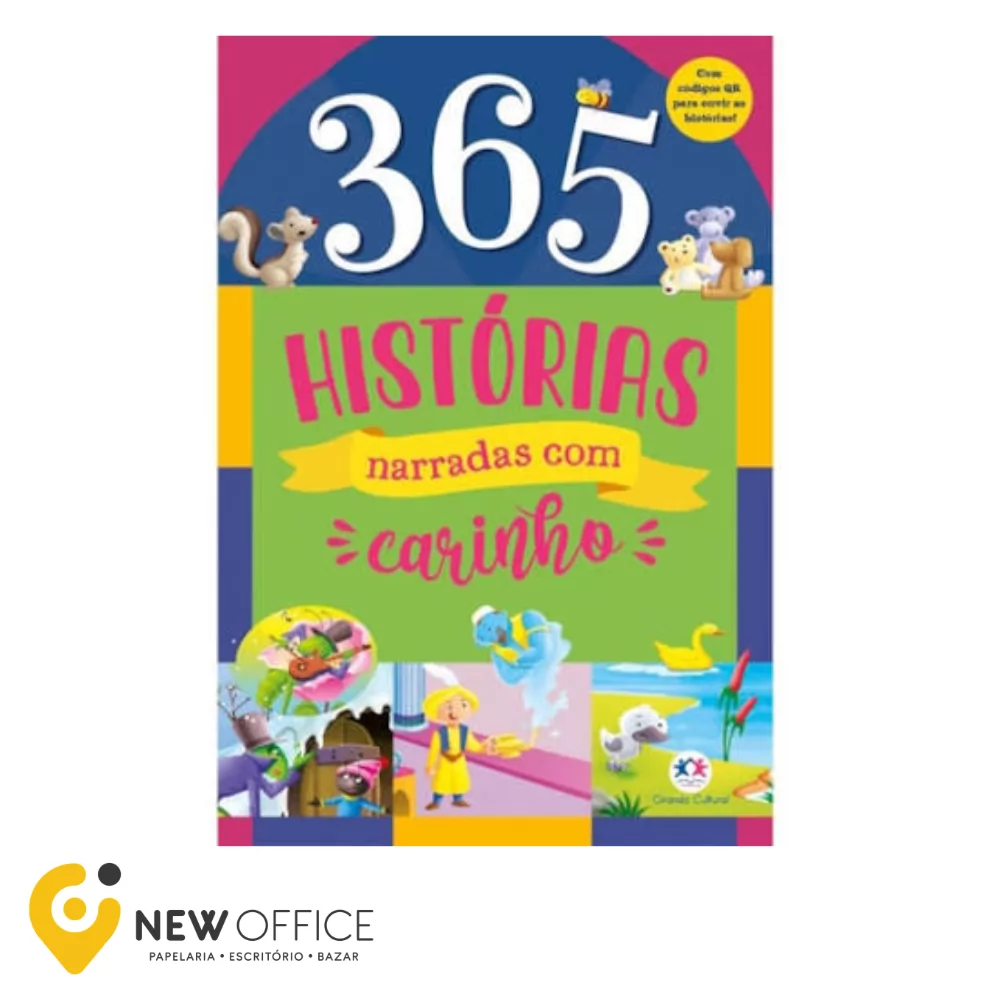 LIVRO - 365 HISTORIAS NARRADAS COM CARINHO - CIRANDA CULTURAL