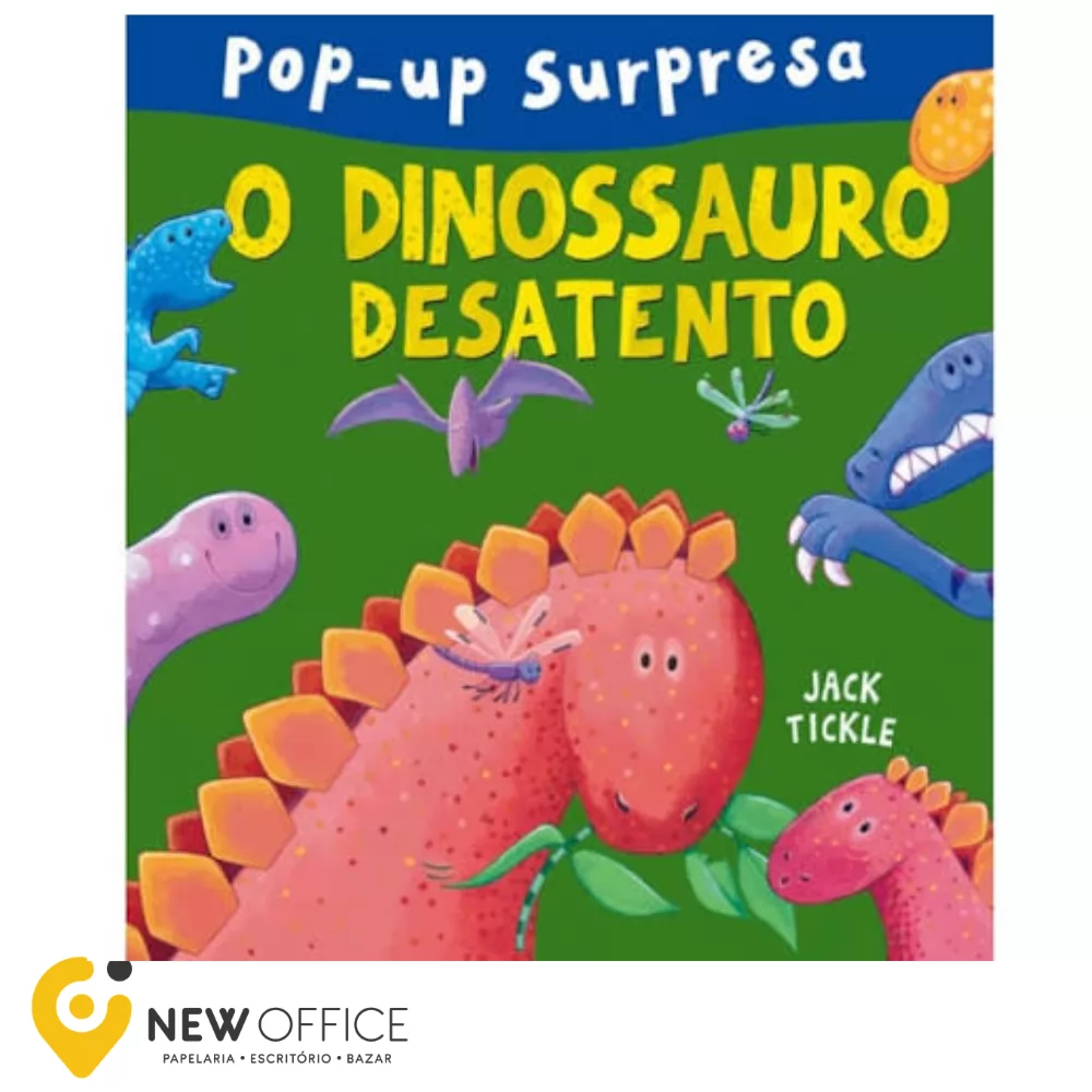 LIVRO POP-UP - O DINOSSAURO DESATENTO - CIRANDA CULTURAL