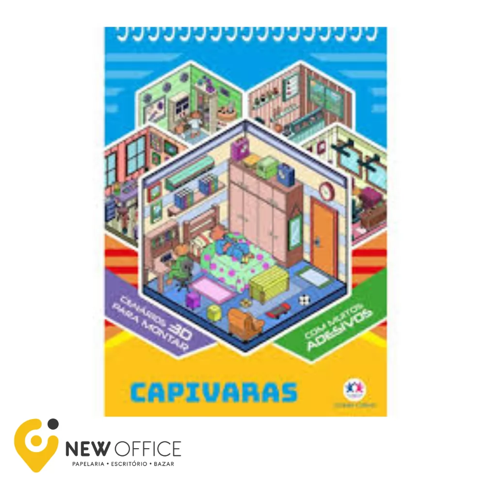 LIVRO CENÁRIOS 3D - CAPIVARAS - CIRANDA CULTURAL