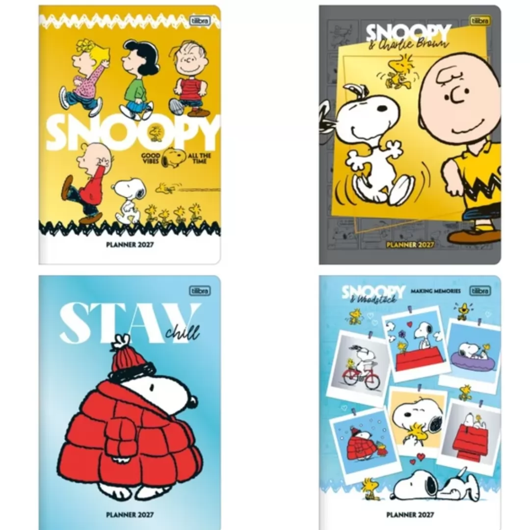 PLANNER GRAMPEADO 2027 SNOOPY- TILIBRA