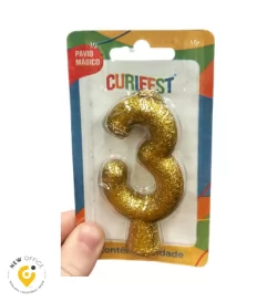 VELA RENEW GLITTER DOURADA 3 - CURIFEST