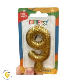 VELA RENEW GLITTER DOURADA 9 - CURIFEST