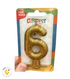 VELA RENEW GLITTER DOURADA 6 - CURIFEST