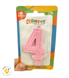 VELA POP ROSA CANDY 4 - CURIFEST
