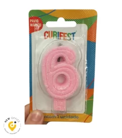 VELA POP ROSA CANDY 6 - CURIFEST
