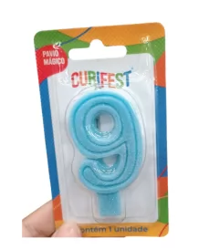 VELA POP AZUL CANDY 9 - CURIFEST