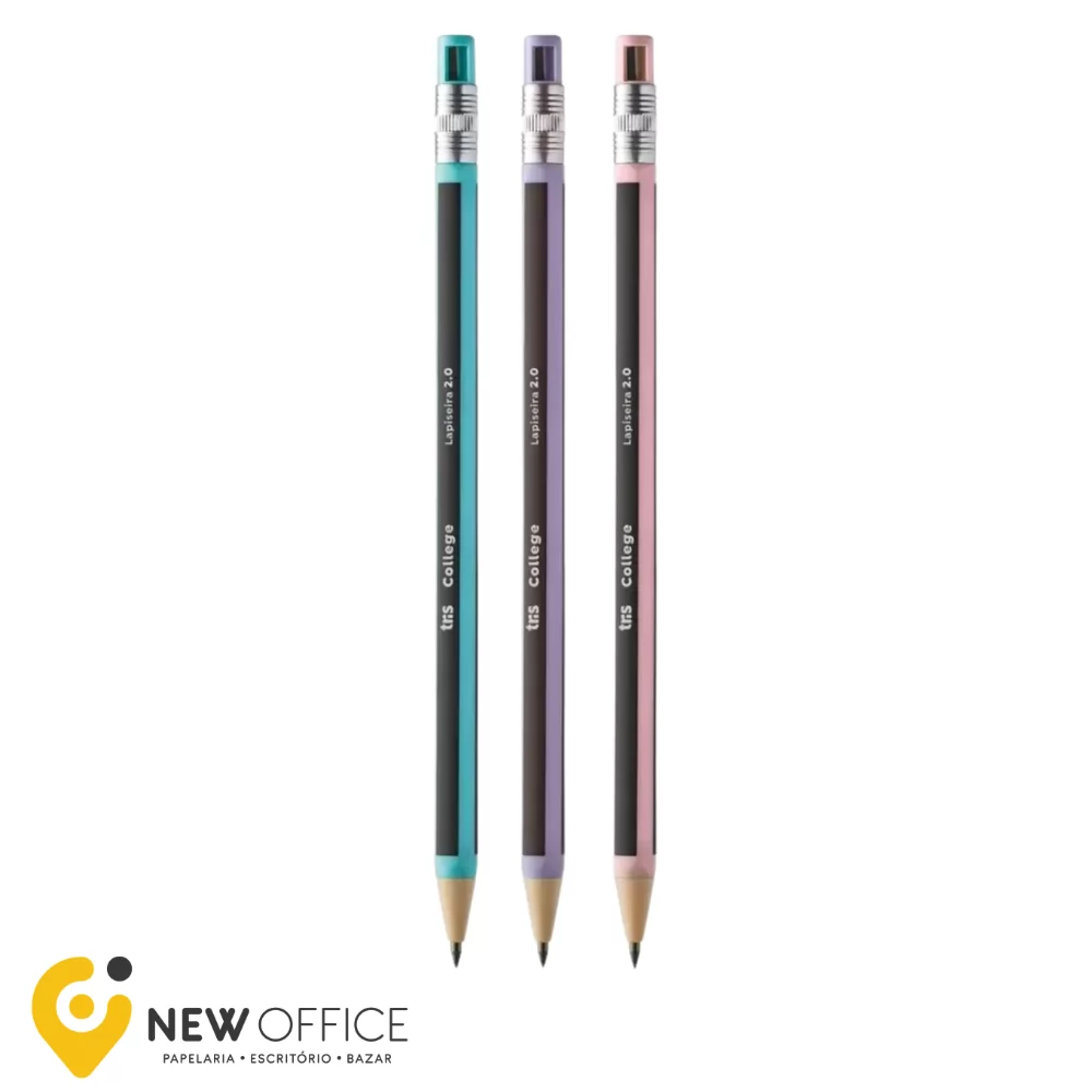 LAPISEIRA C/APONTADOR COLLEGE TRIO 2.0MM -TRIS