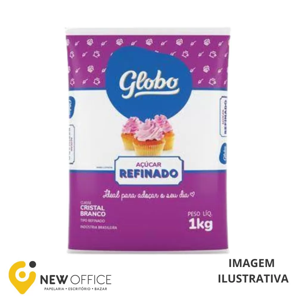 AÇUCAR REFINADO GLOBO - 1KG